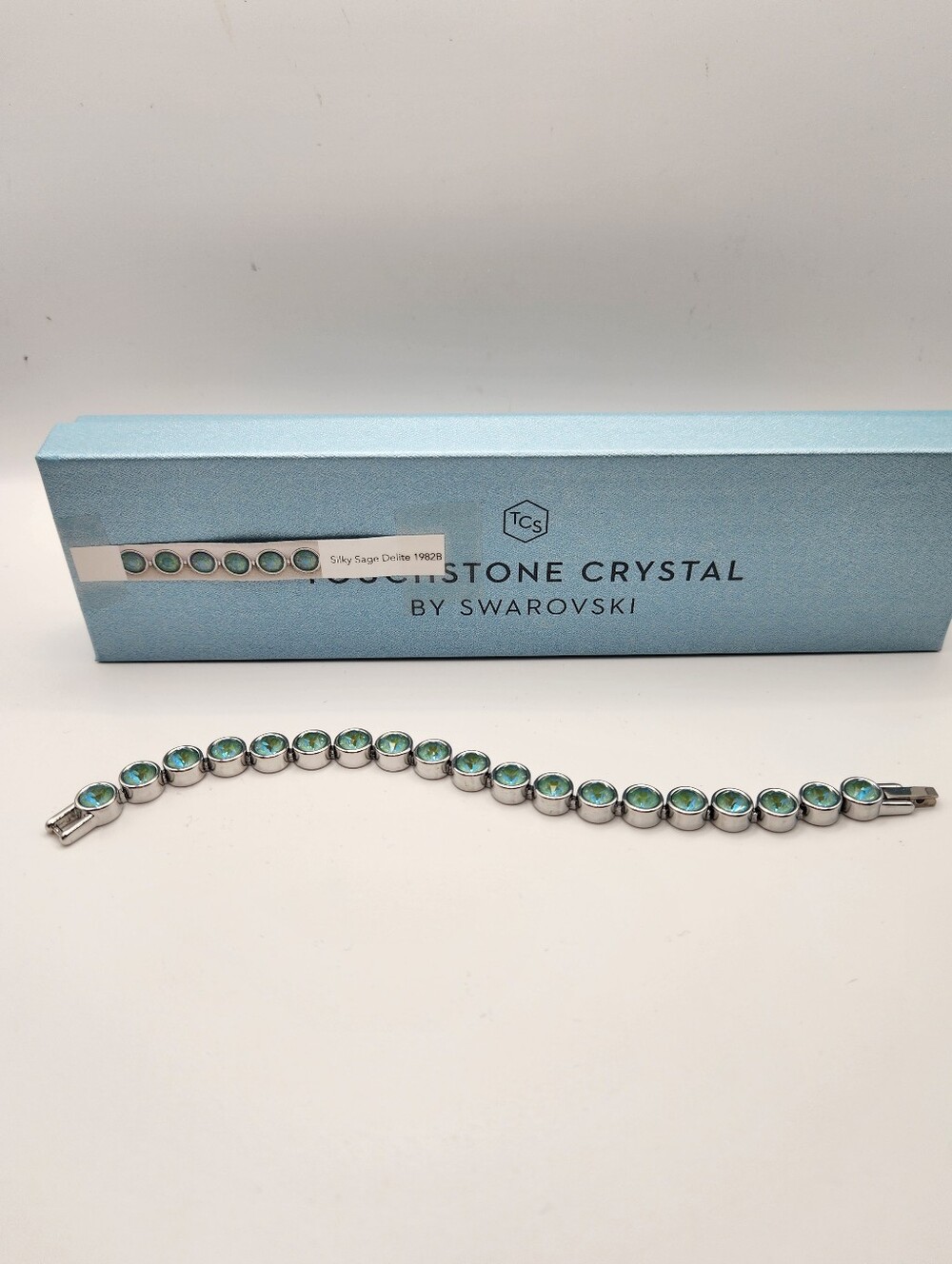 Touchstone Crystal Ice Bracelet, Silky Sage Delite - Picture 3 of 9